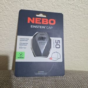 "NEBO Einstein Cap Light Rechargeable 50 Lumen Headlamp NEB-HLP- 0004